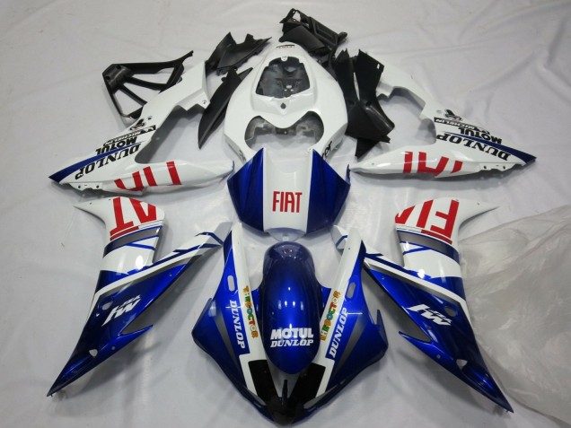 Carena Moto Yamaha YZF 1000 R1 2004-2006 - Bianco Blu Rosso Fiat