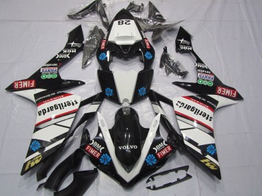 Carena Moto Yamaha YZF 1000 R1 2007-2008 - Nero Lucido Bianco Rosso Blu Volvo Sterilgarda Fimer Fabbrica