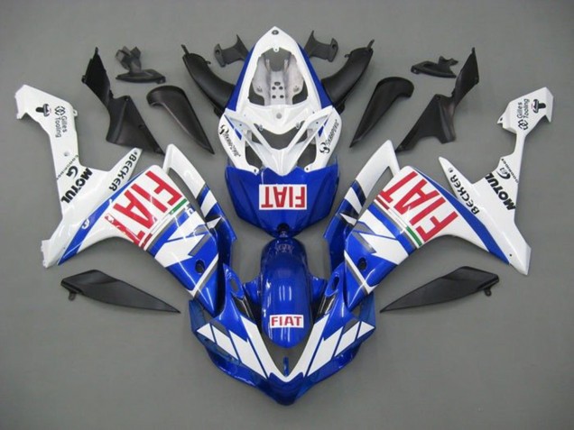 Carena Moto Yamaha YZF 1000 R1 2007-2008 - Bianco Blu Rosso Fiat