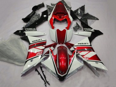 Carena Moto Yamaha YZF 1000 R1 2007-2008 - Bianco Rosso Nero Layerd Fabbrica