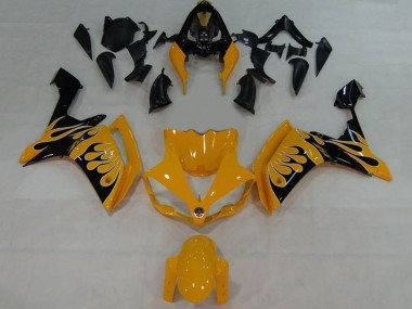 Carena Moto Yamaha YZF 1000 R1 2007-2008 - Giallo Nero Fiamma Fabbrica
