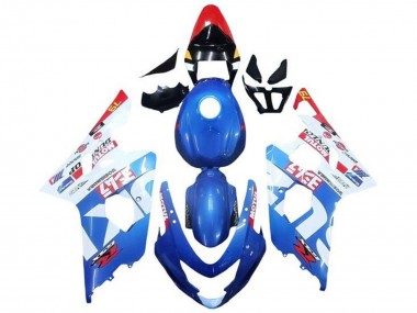 Carena Moto Suzuki GSXR 600 / GSXR 750 2004-2005 - Blu Bianco Rosso Motul Fabbrica