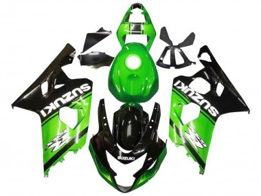 Carena Moto Suzuki GSXR 600 / GSXR 750 2004-2005 - Verde Nero Bianco Fabbrica