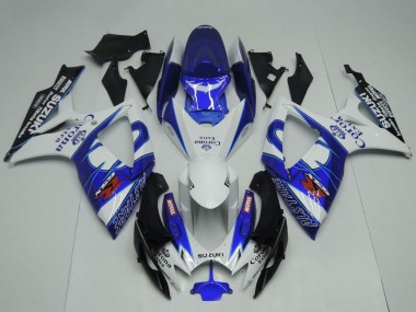 Carena Moto Suzuki GSXR 600 / GSXR 750 2006-2007 - Bianco Blu Nero Corona Extra Motul Fabbrica