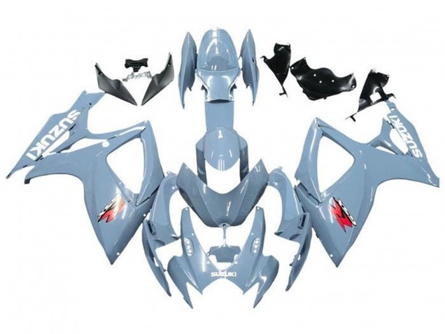 Carena Moto Suzuki GSXR 600 / GSXR 750 2006-2007 - Blu Grigio Bianco Rosso