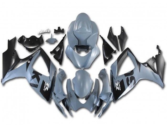 Carena Moto Suzuki GSXR 600 / GSXR 750 2006-2007 - Grigio Nero
