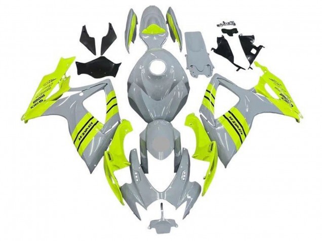Carena Moto Suzuki GSXR 600 / GSXR 750 2006-2007 - Grigio Neon Giallo