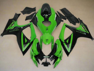 Carena Moto Suzuki GSXR 600 / GSXR 750 2006-2007 - Verde Nero Mostro Fabbrica