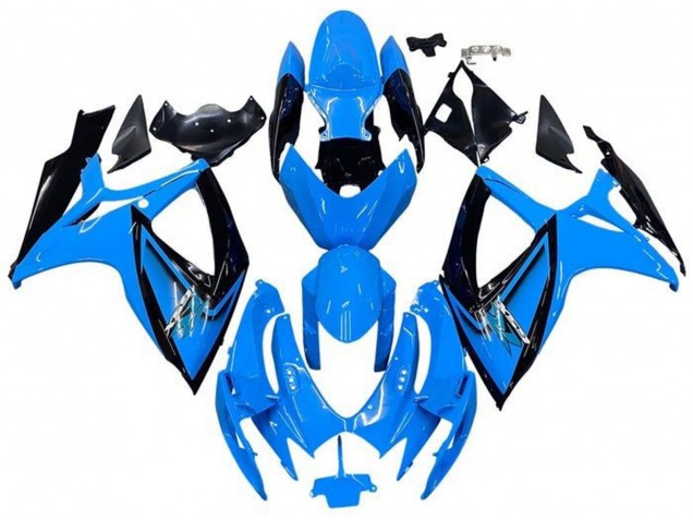 Carena Moto Suzuki GSXR 600 / GSXR 750 2006-2007 - Azzurro Chiaro Nero