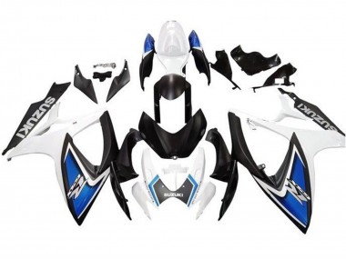 Carena Moto Suzuki GSXR 600 / GSXR 750 2006-2007 - Bianco Blu Nero Opaco Fabbrica