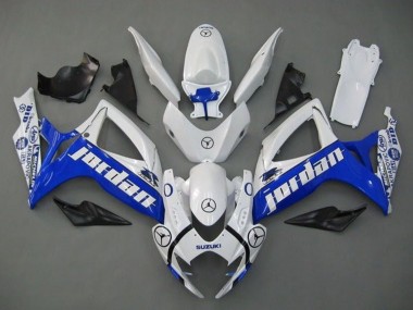 Carena Moto Suzuki GSXR 600 / GSXR 750 2006-2007 - Bianco Blu Jordan Fabbrica