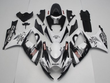 Carena Moto Suzuki GSXR 600 / GSXR 750 2006-2007 - Bianco Nero Rosso Corona Extra Motul Alstare Fabbrica