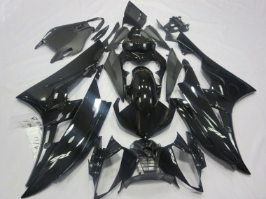 Carena Moto Yamaha YZF R6 2006-2007 - Nero Lucido Nero Opaco Fabbrica