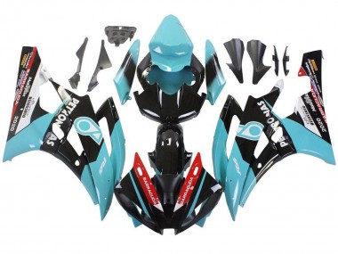 Carena Moto Yamaha YZF R6 2006-2007 - Azzurro Chiaro Rosso Bianco Nero Petronas Fabbrica