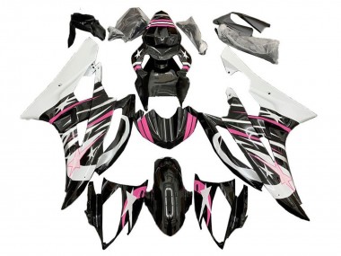 Carena Moto Yamaha YZF R6 2006-2007 - Bianco Rosa Nero Stella Fiamma Fabbrica