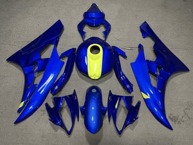 Carena Moto Yamaha YZF R6 2006-2007 - Blu Giallo Fabbrica