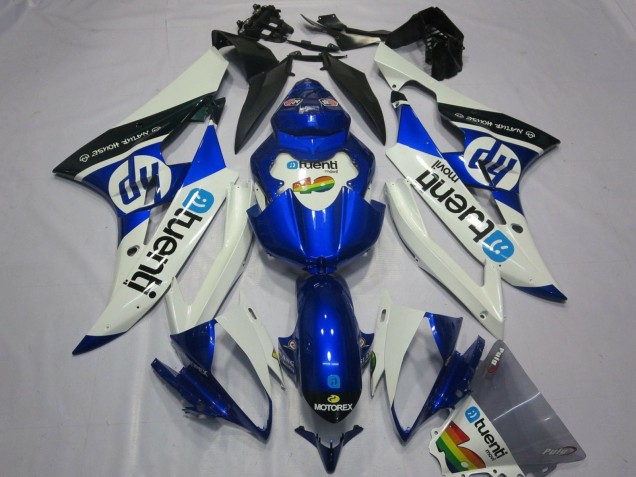 Carena Moto Yamaha YZF R6 2006-2007 - Bianco Blu Nero