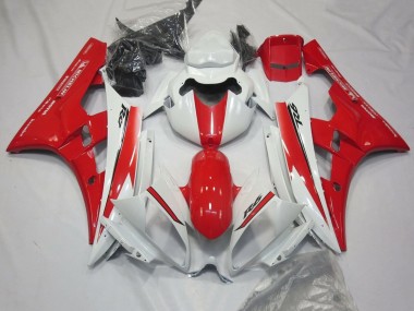 Carena Moto Yamaha YZF R6 2006-2007 - Bianco Rosso Motul Michelin Fabbrica