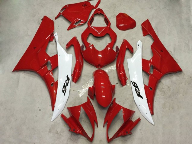 Kit Carena Moto Yamaha YZF R6 2006-2007 - Bianco Rosso