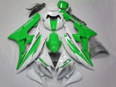 Carena Moto Yamaha YZF R6 2006-2007 - Bianco Verde Fabbrica