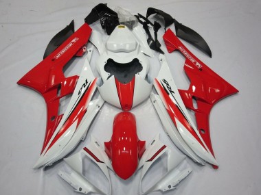 Carena Moto Yamaha YZF R6 2006-2007 - Bianco Rosso Fabbrica