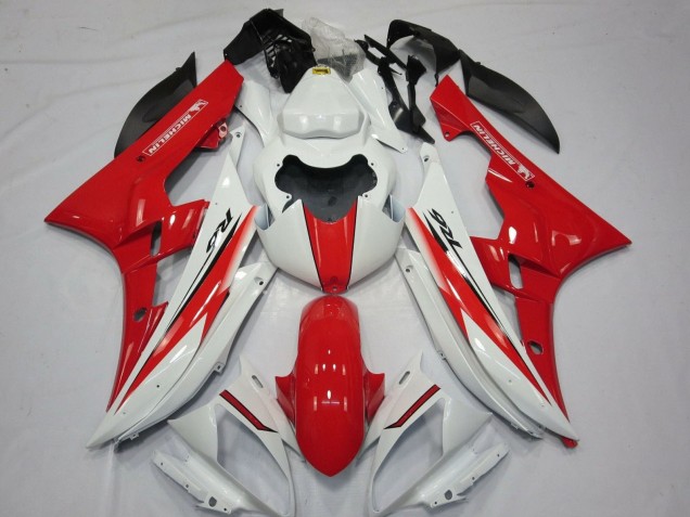 Carena Moto Yamaha YZF R6 2006-2007 - Bianco Rosso