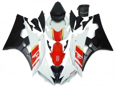 Carena Moto Yamaha YZF R6 2006-2007 - Bianco Rosso Oro Nero Opaco Fabbrica