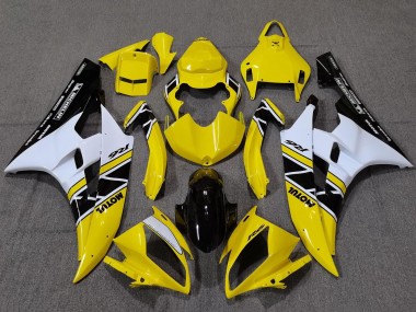 Carena Moto Yamaha YZF R6 2006-2007 - Giallo Bianco Nero Lucido Motul Michelin Fabbrica
