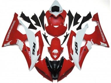 Carena Moto Yamaha YZF R6 2008-2016 - Bianco Rosso Nero Fabbrica