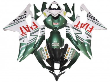 Carena Moto Yamaha YZF R6 2008-2016 - Bianco Verde Rosso Fiat Fabbrica