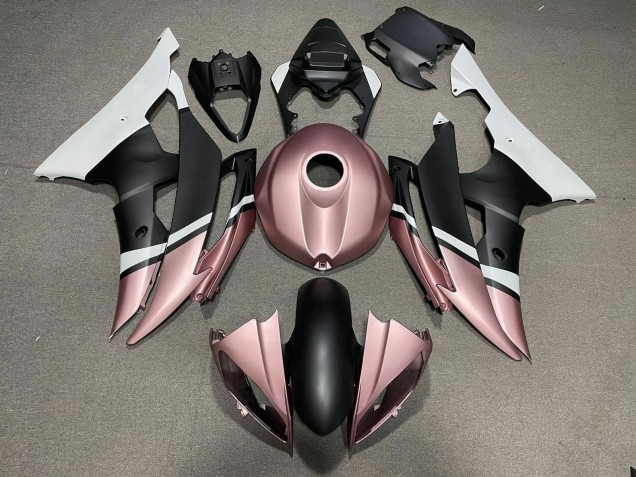 Carena Moto Yamaha YZF R6 2008-2016 - Bianco Rose Oro Nero Opaco