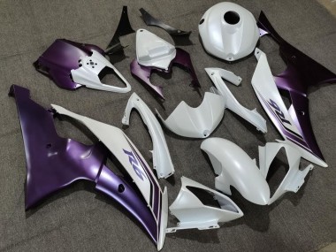 Carena Moto Yamaha YZF R6 2008-2016 - Bianco Viola Fabbrica