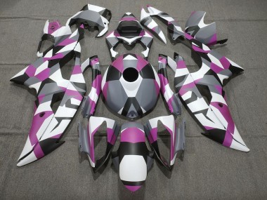 Carena Moto Yamaha YZF R6 2008-2016 - Bianco Rosa Grigio Nero Camouflage Fabbrica