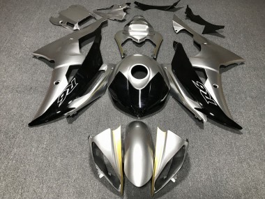 Carena Moto Yamaha YZF R6 2008-2016 - Argento Oro Nero Fabbrica
