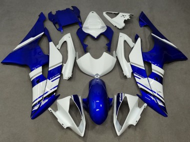 Carena Moto Yamaha YZF R6 2008-2016 - Bianco Blu Fabbrica