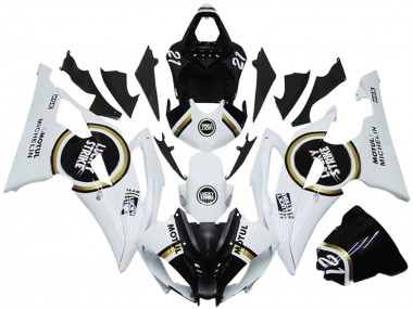 Carena Moto Yamaha YZF R6 2008-2016 - Bianco Nero Lucky Strike Fabbrica