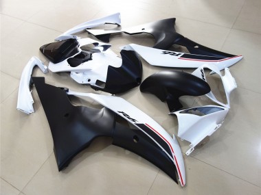 Carena Moto Yamaha YZF R6 2008-2016 - Bianco Nero Opaco Rosso Fabbrica
