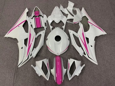 Carena Moto Yamaha YZF R6 2008-2016 - Bianco Rosa Fabbrica