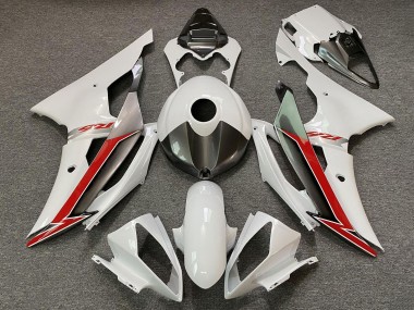Carena Moto Yamaha YZF R6 2008-2016 - Bianco Perla Rosso Fabbrica