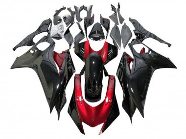 Carene Moto Yamaha YZF R6 2017-2025 - Rosso Nero Lucido Fabbrica