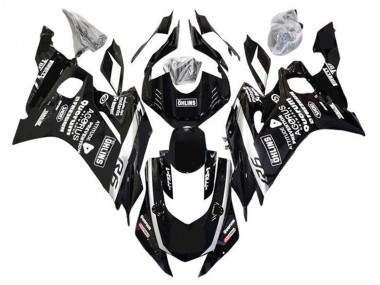 Carene Moto Yamaha YZF R6 2017-2025 - Nero Bianco Ohlins Fabbrica