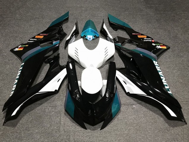 Carene Moto Yamaha YZF R6 2017-2025 - Bianco Blu Verde Acqua Nero Lucido
