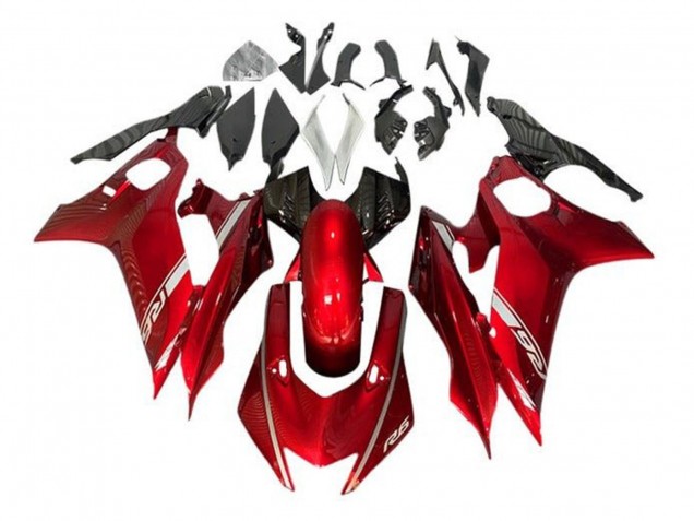 Carena Moto Yamaha YZF R6 2017-2025 - Rosso