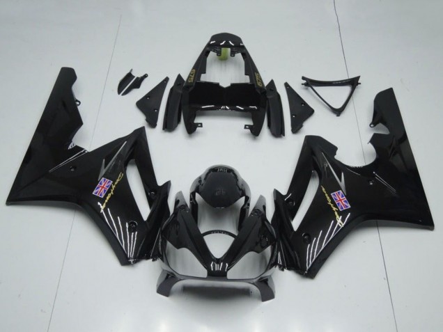 Carena Moto Triumph Daytona 675 Triple 2006-2008 - Nero Lucido