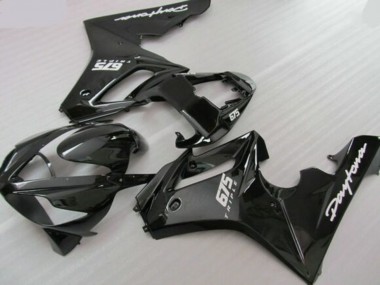 Carena Moto Triumph Daytona 675 Triple 2006-2008 - Nero Lucido Nero Opaco Fabbrica