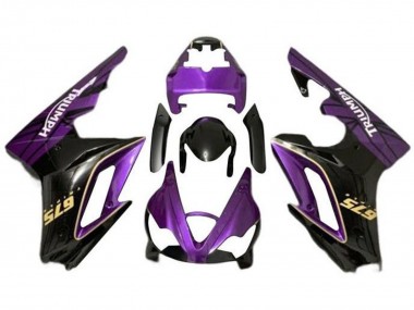 Carena Moto Triumph Daytona 675 Triple 2009-2012 - Viola Oro Nero Lucido Fabbrica