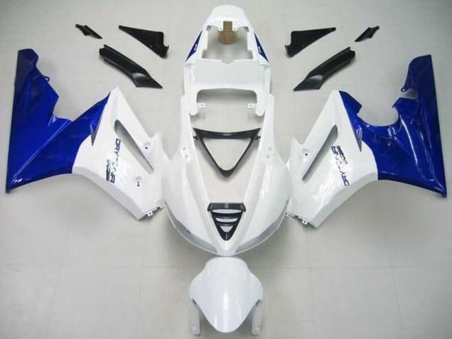 Carena Moto Triumph Daytona 675 Triple 2009-2012 - Bianco Blu