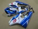 Carena Moto Triumph Daytona 675 Triple 2009-2012 - Bianco Blu Hpi