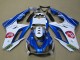 Carena Moto Triumph Daytona 675 Triple 2009-2012 - Bianco Blu Hpi