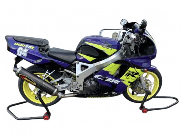 Carena Moto Honda CBR900RR 893 1996-1997 - Blu Neon Giallo